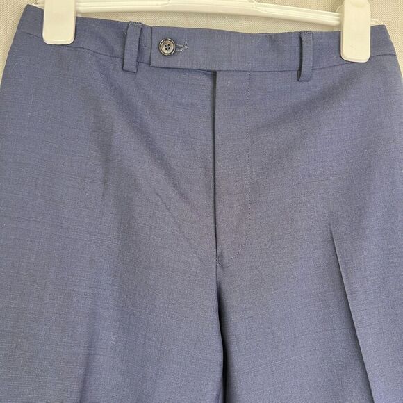 Ted Baker London Navy 100% Wool Jefferson Dress Pant Trouser Size 40R 27L - Picture 5 of 11